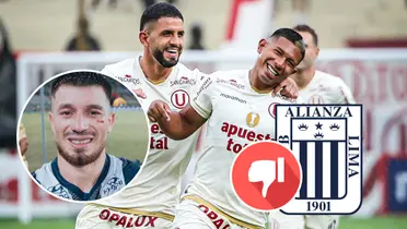 Edison Flores, Matías Di Benedetto y Alan Cantero (Foto: Alianza Lima y Universitario)