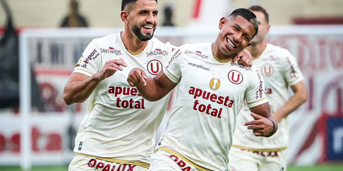 Edison Flores y Matías Di Benedetto (Foto: Universitario de Deportes)
