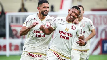 Edison Flores y Matías Di Benedetto (Foto: Universitario de Deportes)