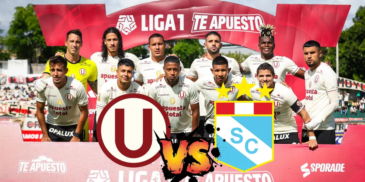 El 11 titular de Universitario de Deportes posando para las cámaras de la Liga 1