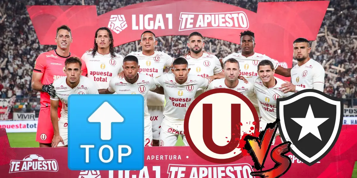 El 11 titular de Universitario de Deportes que jugó ayer vs Sporting Cristal