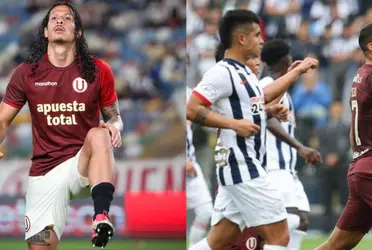 El defensa paraguayo participó en uno de los tantos en la goleada por 3-0 de Universitario sobre UTC.