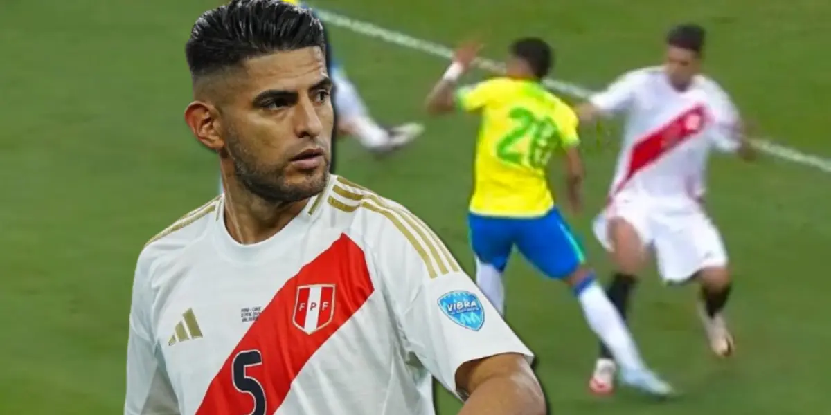 El defensa tuvo una noche para el olvido ante el elenco brasileño