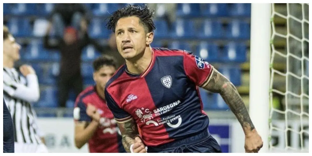 El delantero de Cagliari se está jugando actualmente el ascenso a la Serie A contra Bari.