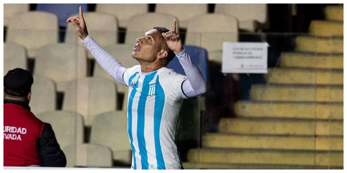 El delantero peruano puso el 2-0 final para que Racing se lleve los tres puntos ante Ñublense en la primera jornada.