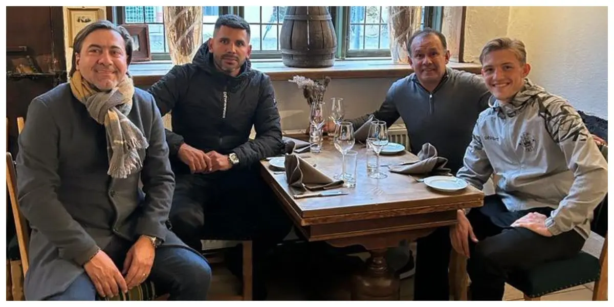 El entrenador de la selección peruana se reunió junto a su comando técnico con el joven Oliver Sonne.