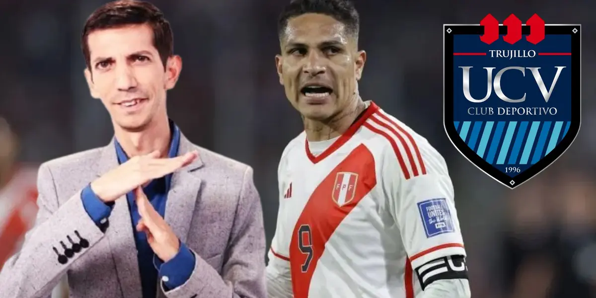 El 'flaco' Granda fue duro con Paolo Guerrero. / Foto: Andina.