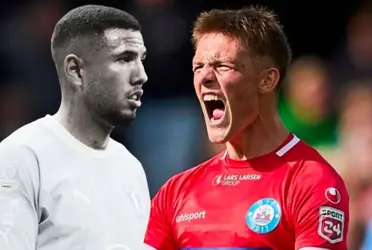 El lateral de lio una lección al volante del Malmo de Suecia.