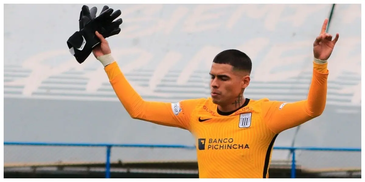El portero de Alianza Lima busca afirmar su rol como titular y a su vez ganare la confianza de Guillermo Salas.