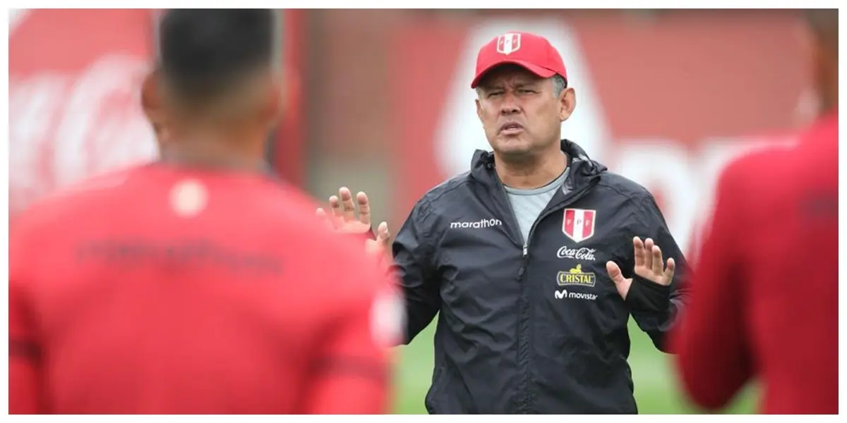 El técnico nacional probó una nueva alineación para el partido contra Marruecos que acabó sin goles.