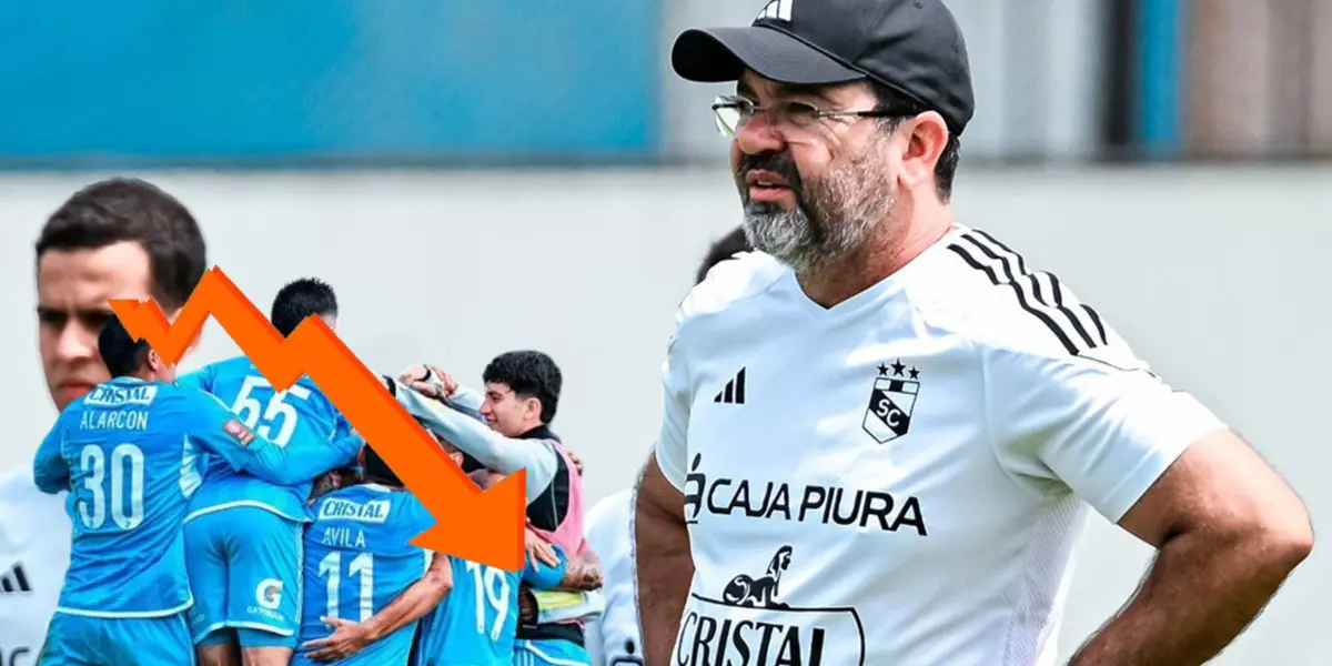 Enderson Moreira como DT de Sporting Cristal (Foto: Cristal)