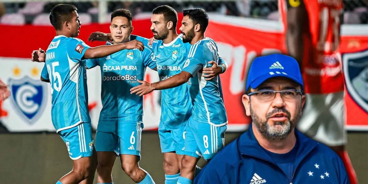 Enderson Moreira dirigiendo a Sporting Cristal. Fuente: Sporting Cristal.