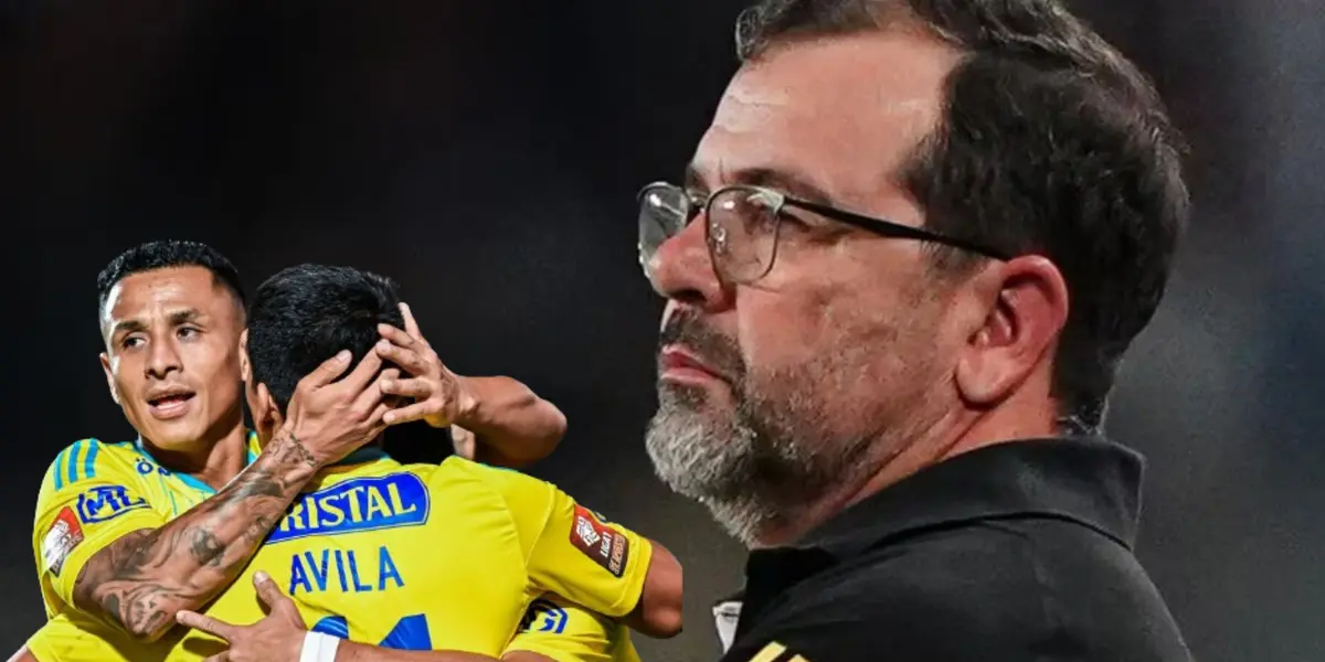 Enderson Moreira observando a Sporting Cristal jugar. (Foto: Liga 1)