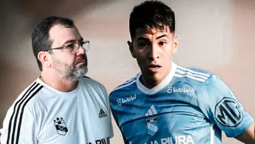 Enderson Moreira y Gonzalo Aguirre en Sporting Cristal de la Liga 1 (Foto: Sporting Cristal)