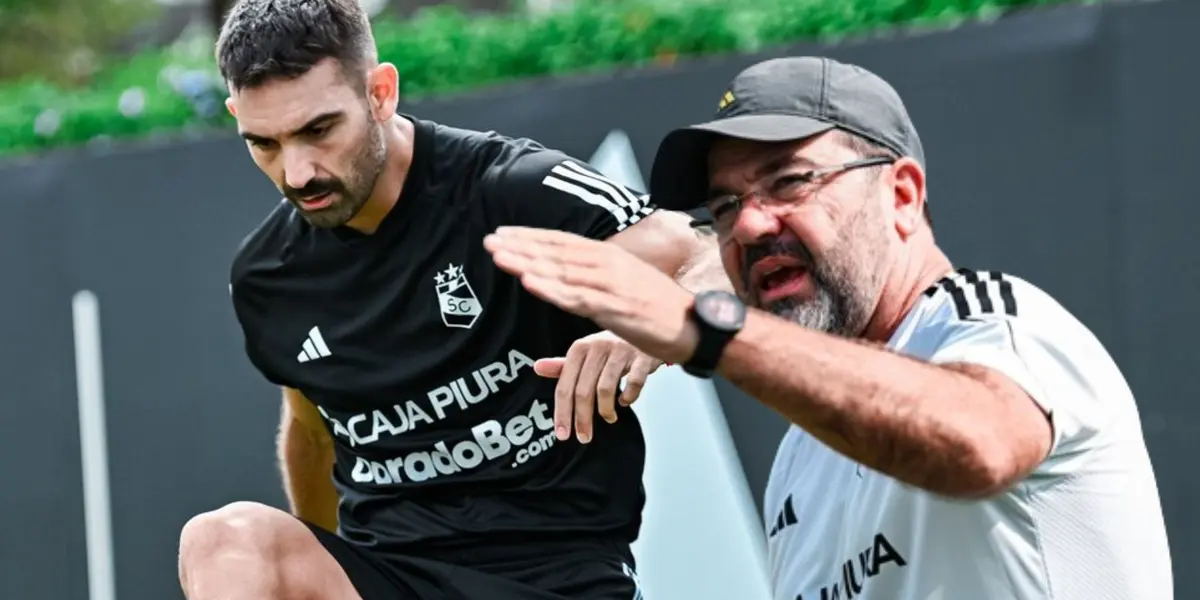 Enderson Moreira y Martín Cauteruccio en Sporting Cristal (Foto: Sporting Cristal)