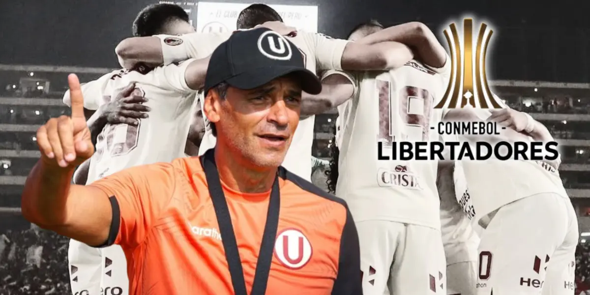 Fabián Bustos como entrenador de Universitario de Deportes / Foto: Universitario