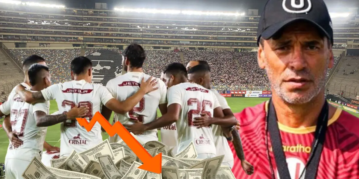 Fabián Bustos como entrenador de Universitario de Deportes (Foto: Universitario)