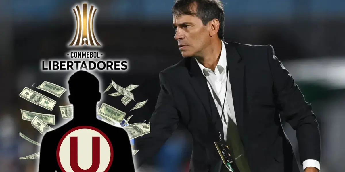 Fabián Bustos como entrenador de Universitario de Deportes (Foto: Universitario)