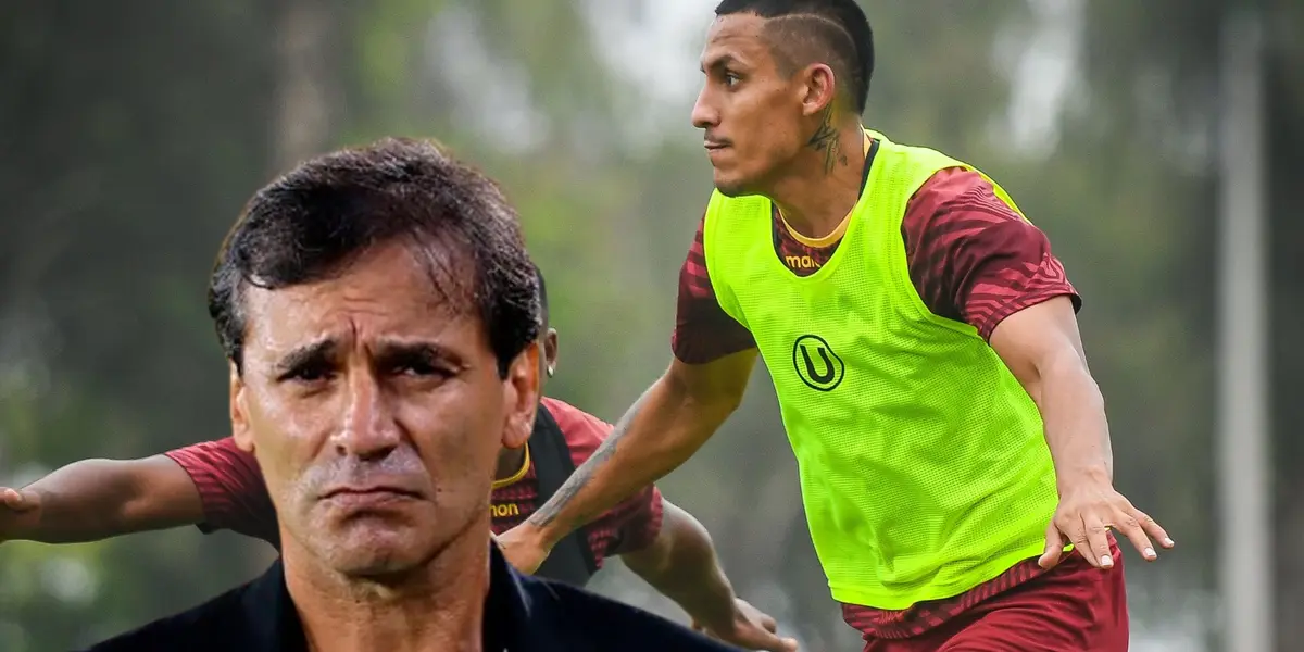 Fabián Bustos como entrenador de Universitario de Deportes (Foto: Universitario)