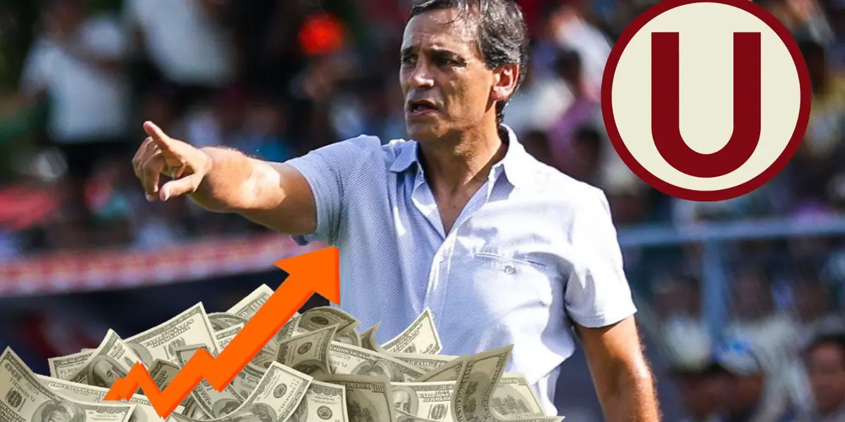 Fabián Bustos como entrenador de Universitario de Deportes. (Foto: Universitario)