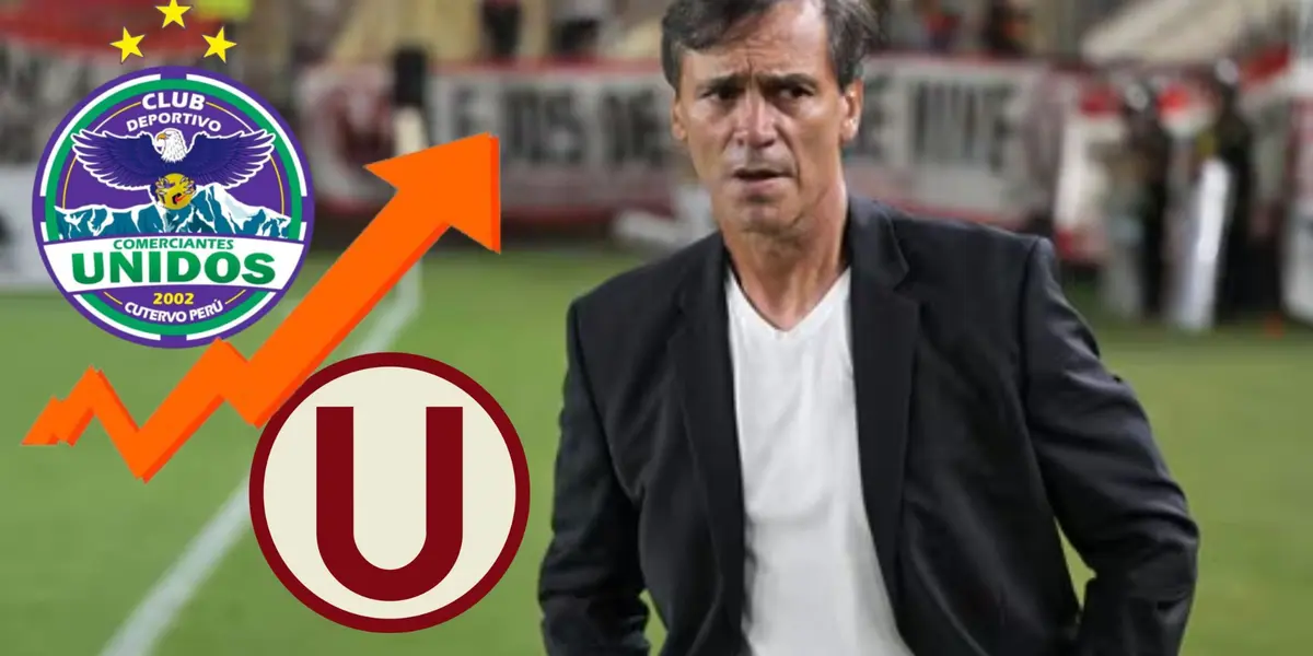 Fabián Bustos como entrenador de Universitario de Deportes. (Foto: Universitario)