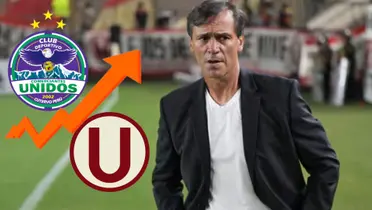 Fabián Bustos como entrenador de Universitario de Deportes. (Foto: Universitario)