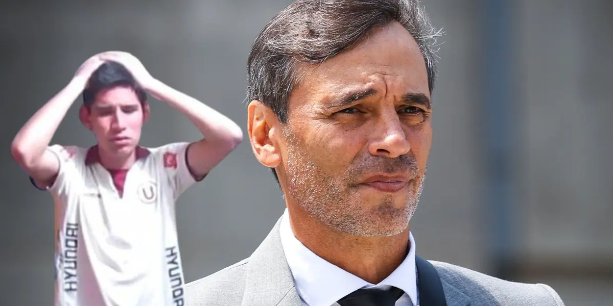 Fabián Bustos como entrenador de Universitario de Deportes. (Foto: Universitario)