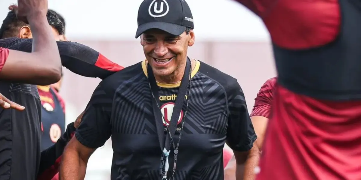 Fabián Bustos como entrenador de Universitario de Deportes (Foto: Universitario de Deportes)