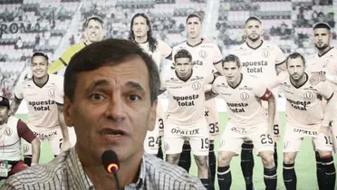 Fabián Bustos con Universitario de Deportes / Foto: Universitario