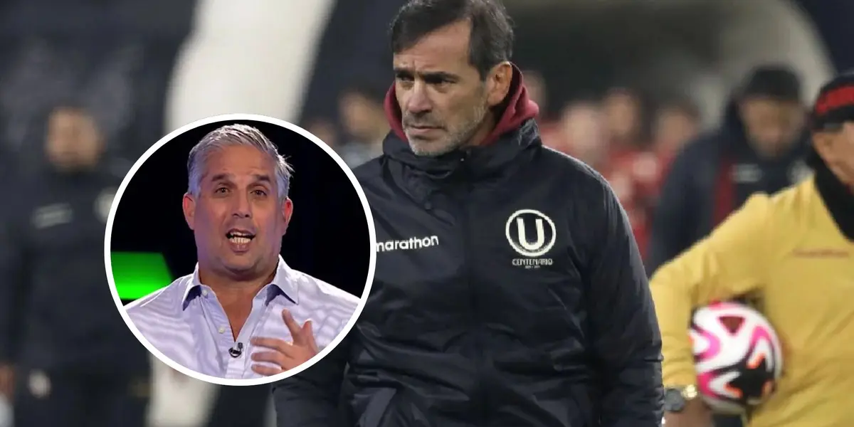 Fabián Bustos - Diego Rebagliati (Foto: X de Universitario)