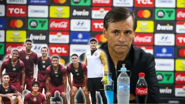 Fabián Bustos en conferencia de prensa con la U. (Foto: Universitario de Deportes)