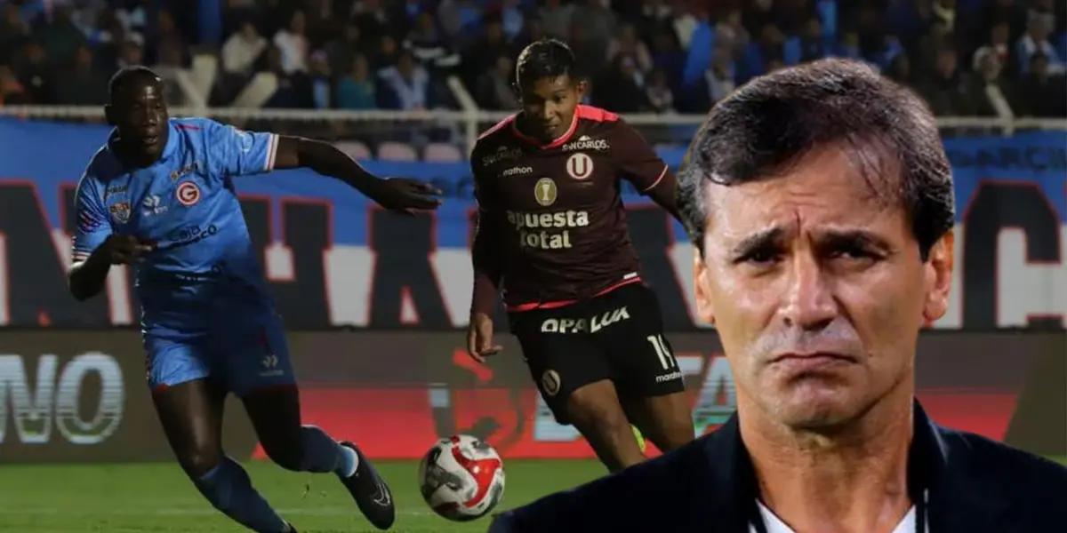 Fabián Bustos en el Universitario vs Deportivo Garcilaso / Foto: GEC