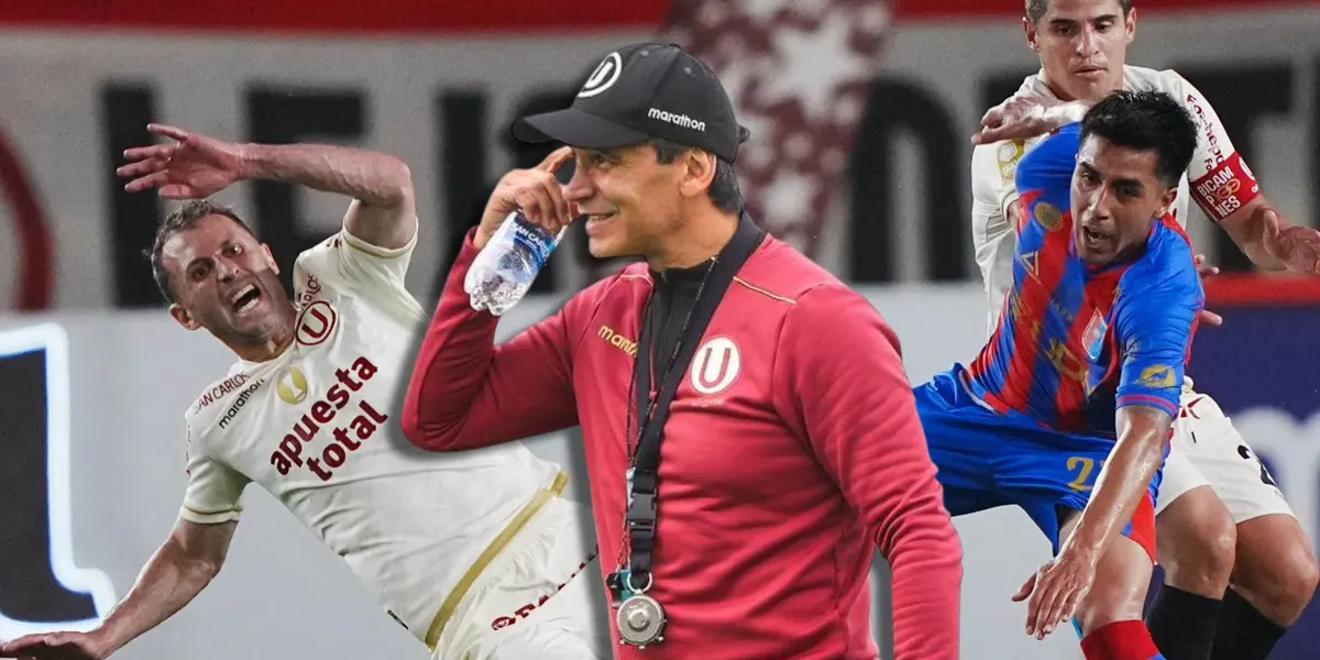 Fabián Bustos, Horacio Calcaterra y Aldo Corzo (Foto: Liga 1)