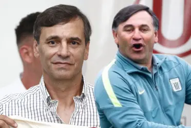 Fabián Bustos y Carlos Bustos en la Liga 1.