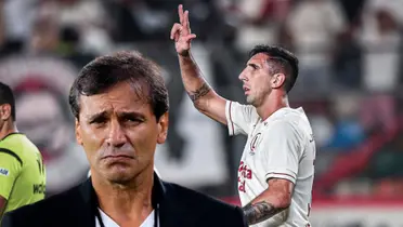 Fabián Bustos y Diego Dorregaray en Universitario de Deportes. (Foto: Liga 1 Te Apuesto)