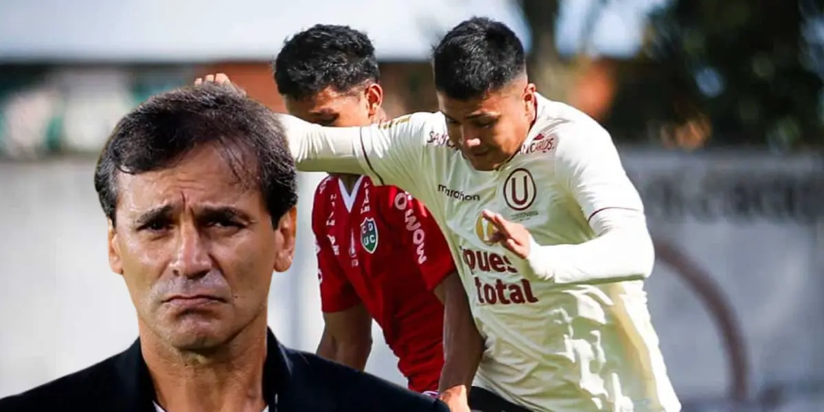 Fabián Bustos y Jairo Concha en Universitario de Deportes. (Foto: Universitario)