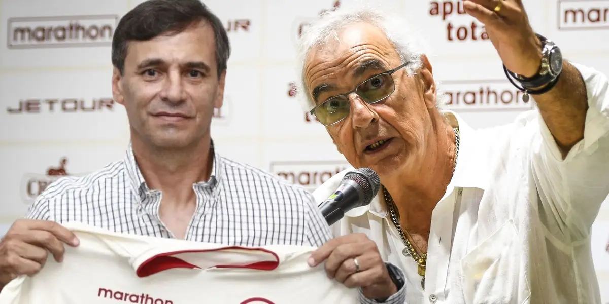Fabián Bustos y Jorge Fossati como DT's de Universitario de Deportes (Foto: Universitario)