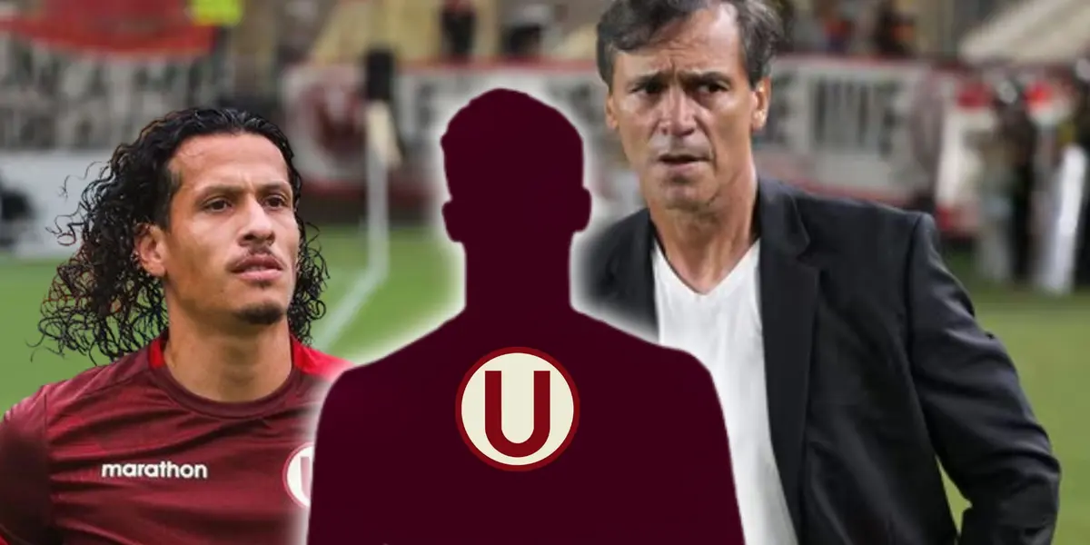 Fabián Bustos y Williams Riveros en Universitario de Deportes. (Foto: EFE)