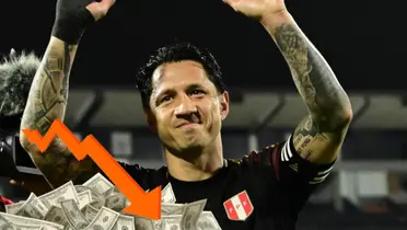 Gianluca Lapadula en su estreno con la Selección Peruana en el 2024 (Foto: La Bicolor)