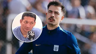 Guillermo Viscarra y Carlos Galván (Foto: Alianza Lima).