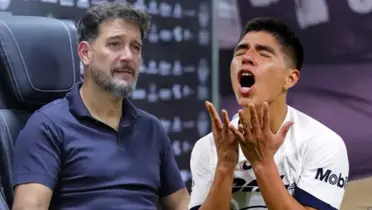 Gustavo Lema y Piero Quispe en Pumas UNAM.