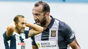 Hernán Barcos como jugador de Alianza Lima / Foto: Alianza Lima