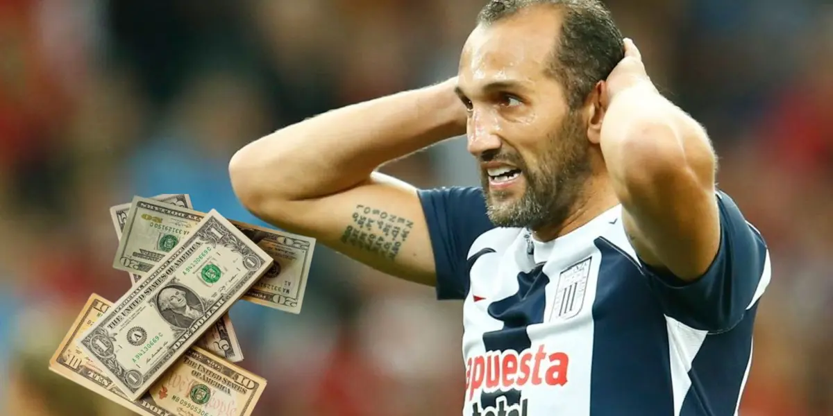 Hernán Barcos como jugador de Alianza Lima / Foto: EFE