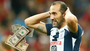 Hernán Barcos como jugador de Alianza Lima / Foto: EFE