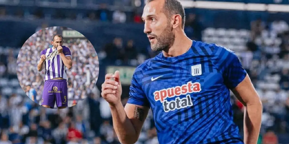 Hernán Barcos en Alianza Lima.