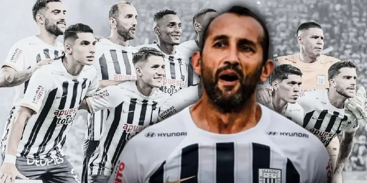 Hernán Barcos en el Alianza Lima vs Sporting Cristal 2024 / Foto: Alianza Lima