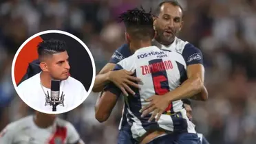 Hernán Barcos y Carlos Zambrano jugando para Alianza Lima. / Foto: Alianza Lima