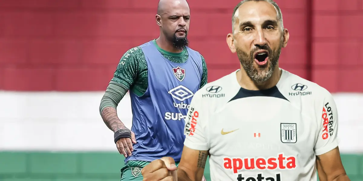 Hernán Barcos y Felipe Melo (Foto: Instagram)