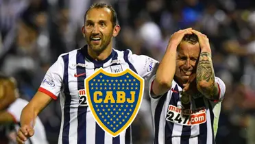 Hernán Barcos y Pablo Lavandeira (Foto: AP Noticias)