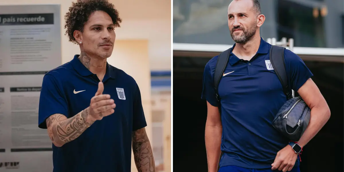 Hernán Barcos y Paolo Guerrero (Foto: Alianza Lima).